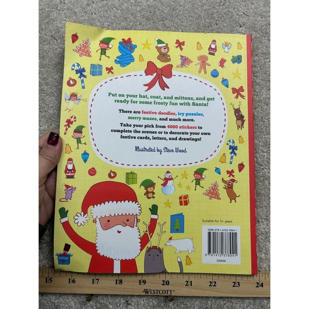 Christmas 4000 Stickers Rachel Gippetti 2015 Activity Book‎ Parragon